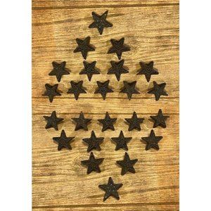 Cast Iron Rustic Star Drawer Pulls (Case of Twenty